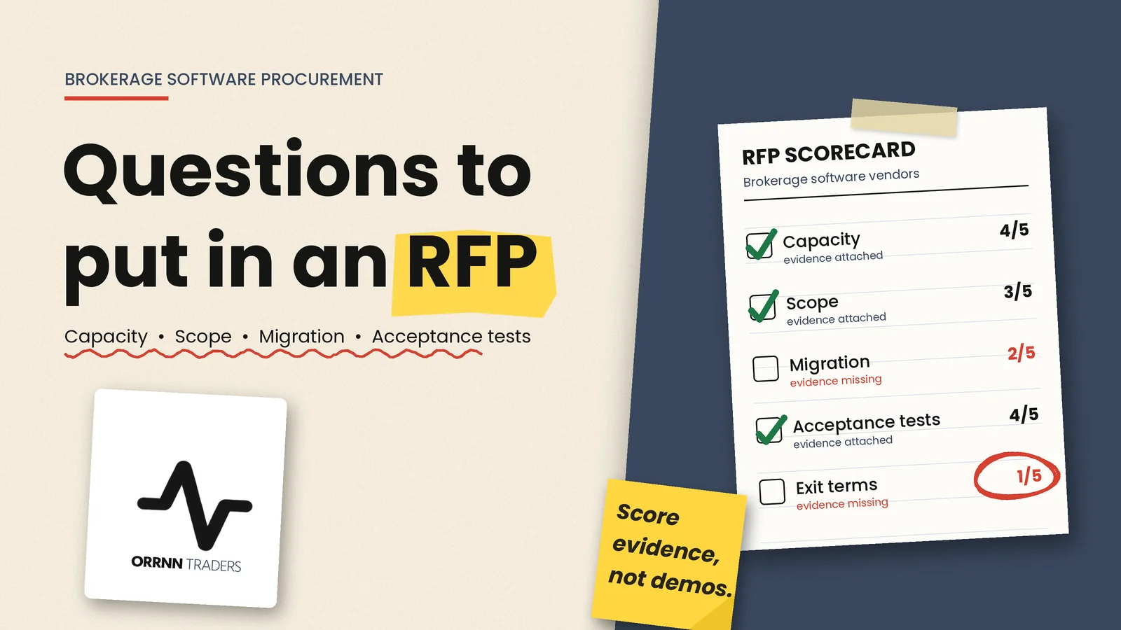 Brokerage Software Procurement: RFP Questions to Ask